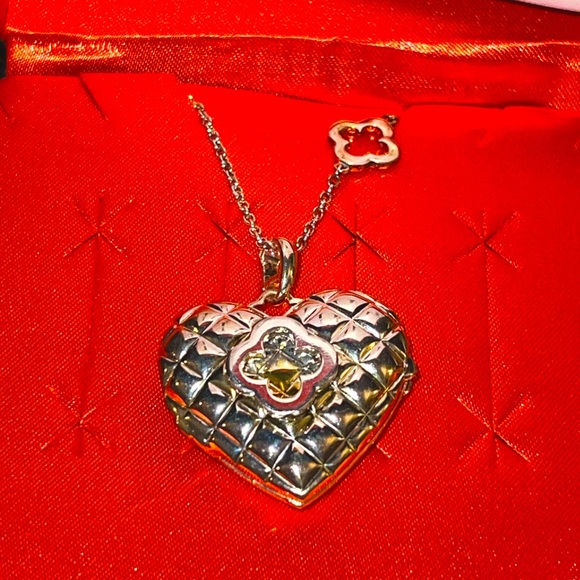 ❤️ HEIDI KLUM HEART LOCKET NECKLACE - Picture 2 of 3